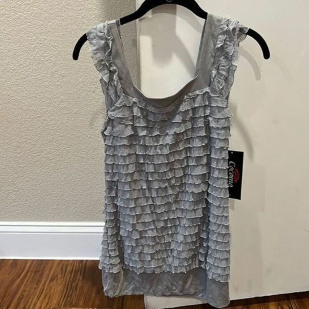 Ruffle tank top